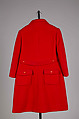 Coat, House of Givenchy (French, founded 1952), Wool, French