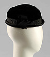 Hat, Jacques Fath  French, Silk, French