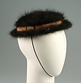 Hat, John P. John  American, Wool, silk, American