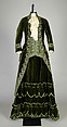 Promenade dress, Emile Pingat (French, active 1860–96), Silk, metallic, French