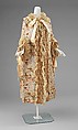 Evening cloak, silk, metal, French