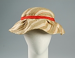 Hat, Sally Victor  American, Cotton (probably), silk, American