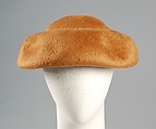 Hat, Sally Victor  American, Wool, hair, silk, American