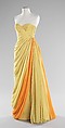 Evening dress, Jean Dessès French, born Egypt, silk, French