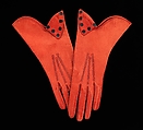 Gauntlets, Galeries Lafayette French, leather, French