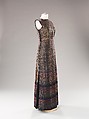 Evening dress, Muriel King  American, silk, metal, American