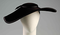 Picture hat, Emme, Inc., Silk, American