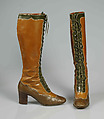 Boots, Yves Saint Laurent French, Leather, French