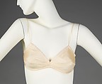 Brassiere, Henri Bendel, silk, elastic, American