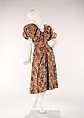 Evening dress, Claire McCardell American, cotton, leather, American