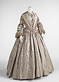 Afternoon dress, silk, British