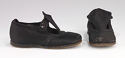 Shoes, silk, American