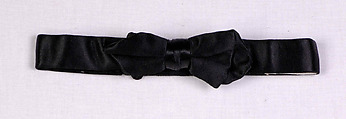 Evening bow tie, Silk, American