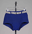 Bathing trunks, Gantner & Mattner  Manufacturer, Wool, cotton, metal, American