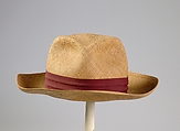 Hat, Rielag & Wuest, Straw, silk, American
