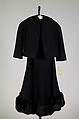 Evening ensemble, Pauline Trigère  American, born France, Wool, fur, American