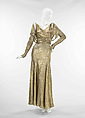 Evening dress, Jessie Franklin Turner (American, 1923–1943), metal, American