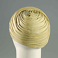 Hat, House of Givenchy (French, founded 1952), Silk, French