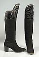 Boots, Yves Saint Laurent French, Leather, French