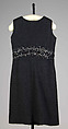 Cocktail ensemble, House of Dior (French, founded 1946), Wool, beads, mineral, French