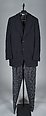 Morning suit, Wetzel (American, founded 1874), Wool, silk, American