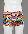 Bathing trunks, Pierre Cardin  French, born Italy, synthetic, French