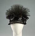 Cocktail cloche, Frederick Loeser & Company  American, horsehair, silk, nylon, American
