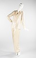 Evening pantsuit, Halston  American, silk, American