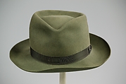 Fedora, Alois Pichler  Austrian, Wool, silk, Austrian