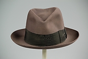 Fedora, Walter Barnard & Son British, Wool, silk, British