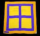 Scarf, Yves Saint Laurent French, born Algeria, Silk, French