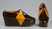 Shoes, Gösta, leather, plastic (polyurethane), possibly French