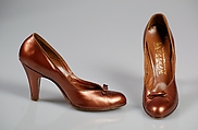 Pumps, Delman American, Leather, American