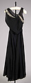 Evening dress, House of Worth  French, Silk, rhinestones, French
