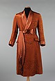 Dressing gown, silk, American