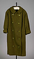 Coat, House of Dior  French, Wool, American
