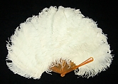 Fan, plastic, feather, American