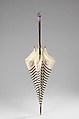 Parasol, Betaille (French), silk, wood, metal, leather, quartz, glass, enamel, tortoiseshell, French