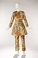 Evening pantsuit, Bill Blass Ltd.  American, silk, metal, American