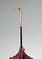 Parasol, Betaille (French), silk, metal, synthetic, wood, French