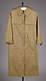 Raincoat, Yves Saint Laurent  French, Cotton, rubber, metal, French