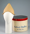 Hat, Robert Dudley  American, Straw, American