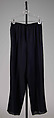 Evening trousers, Halston  American, Silk, American