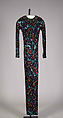 Evening dress, Traina-Norell  American, Silk, sequins, American