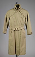 Raincoat, Yves Saint Laurent  French, Cotton, French