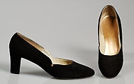 Cocktail pumps, Mr. David Evins, Leather, metal, American