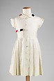Dress, Florence Eiseman, linen, cotton, American