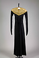 Evening dress, Mme. Germaine Monteil, Silk, metallic, American