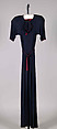 Evening dress, Jean Muir  British, Rayon, British