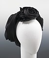 Cocktail hat, House of Balenciaga French, silk, French